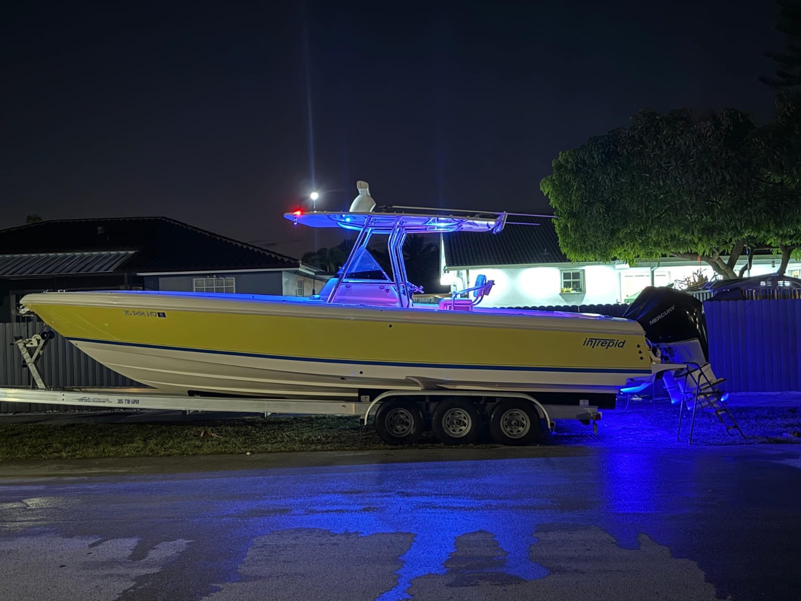 2009 Intrepid 323 Center Console powered 2019 Mercury 300 V8