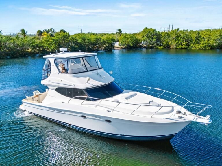 2007 Silverton 45 Convertible Powered by Twin Volvo Penta D12