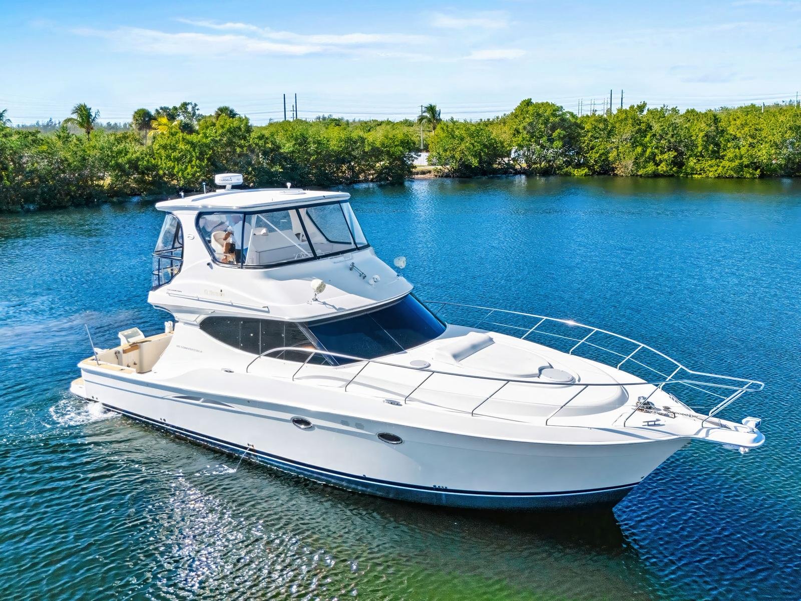 2007 Silverton 45 Convertible Powered by Twin Volvo Penta D12