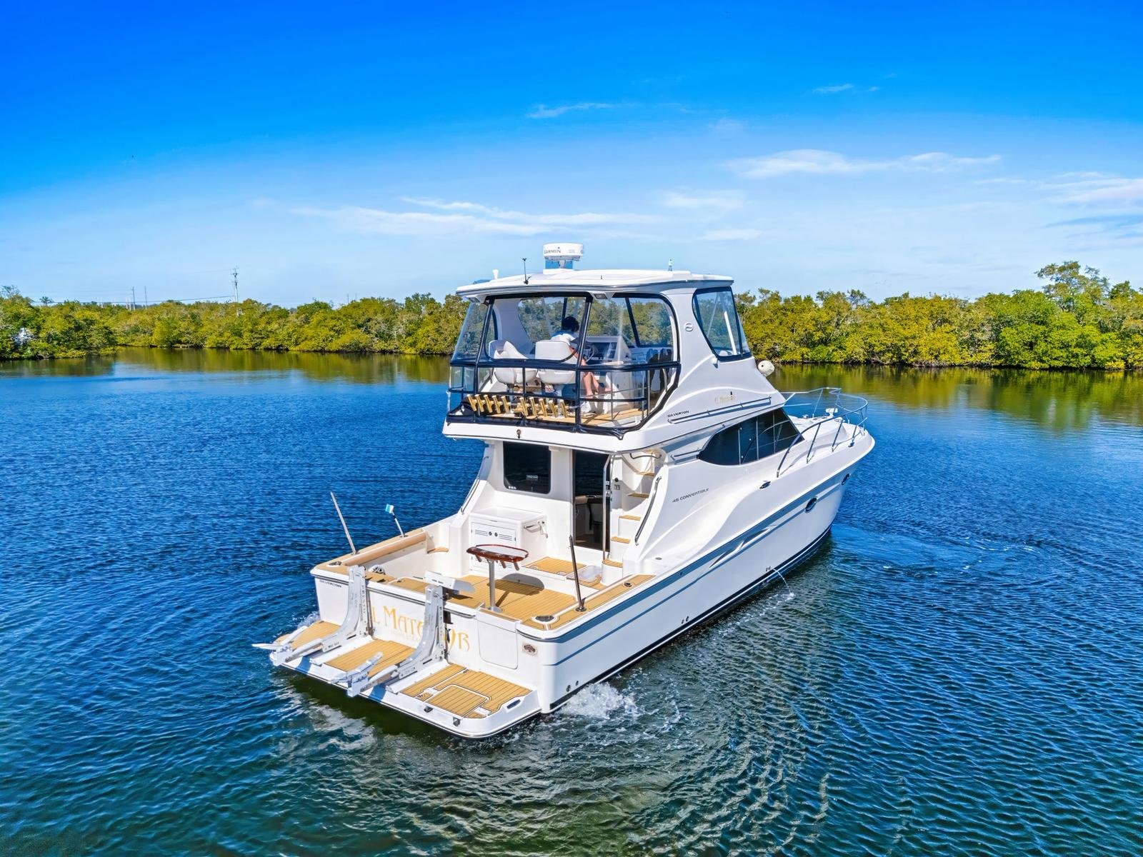2007 Silverton 45 Convertible Powered by Twin Volvo Penta D12