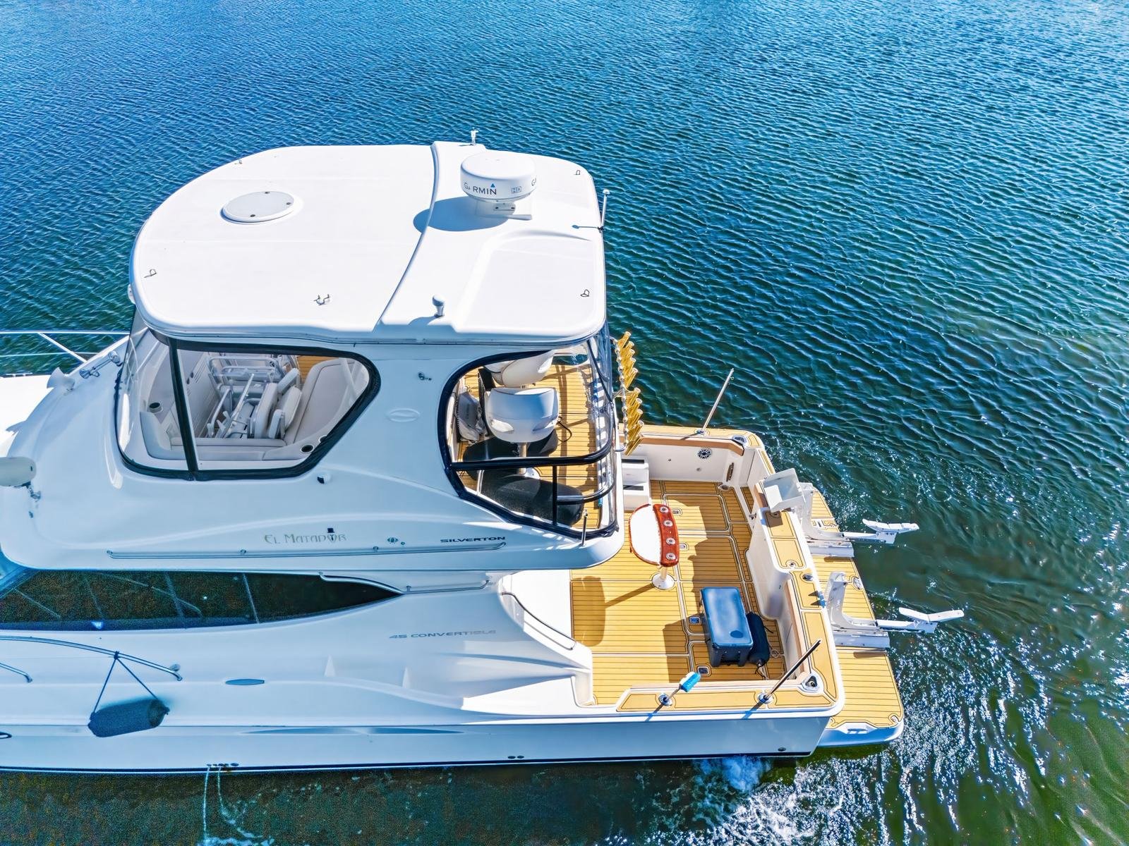 2007 Silverton 45 Convertible Powered by Twin Volvo Penta D12