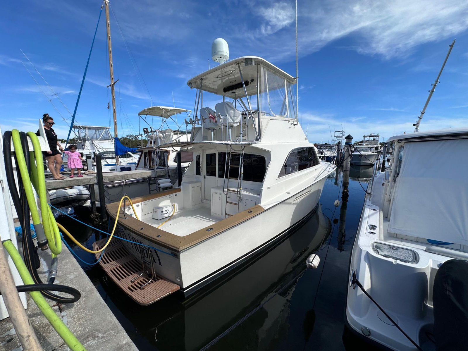 1989 Ocean Yachts 38SS powered by twin Caterpilar 3208TA