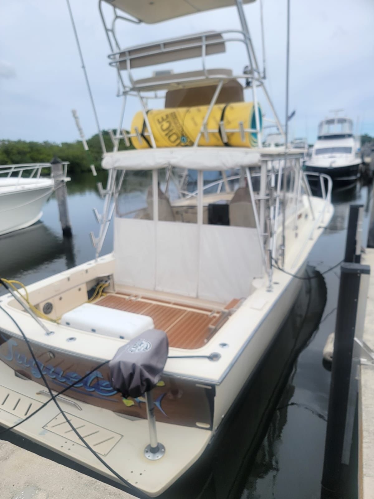 1988 Atlantic 34 Express powered by 2003 Caterpillar 3126