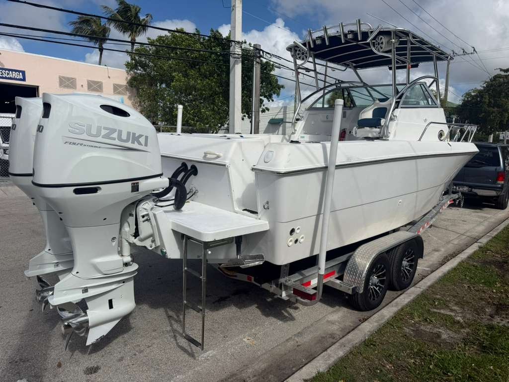 1999 Pro-Line 2610 Walkaround Powered by Twin 2023 Suzuki 200 Hp