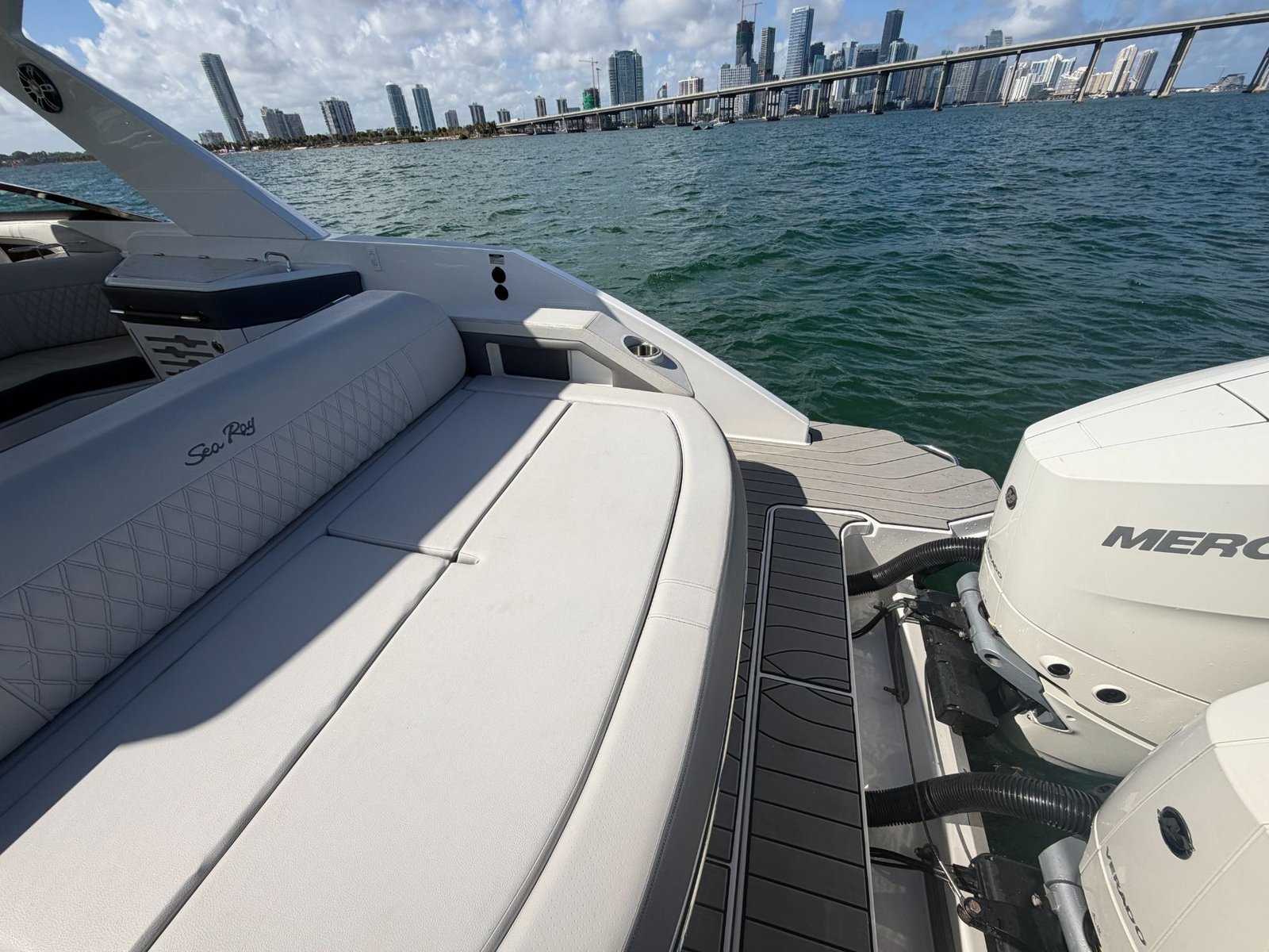 2024 Sea Ray 310 SLX Outboard powered by Twin Mercury 350hp V10
