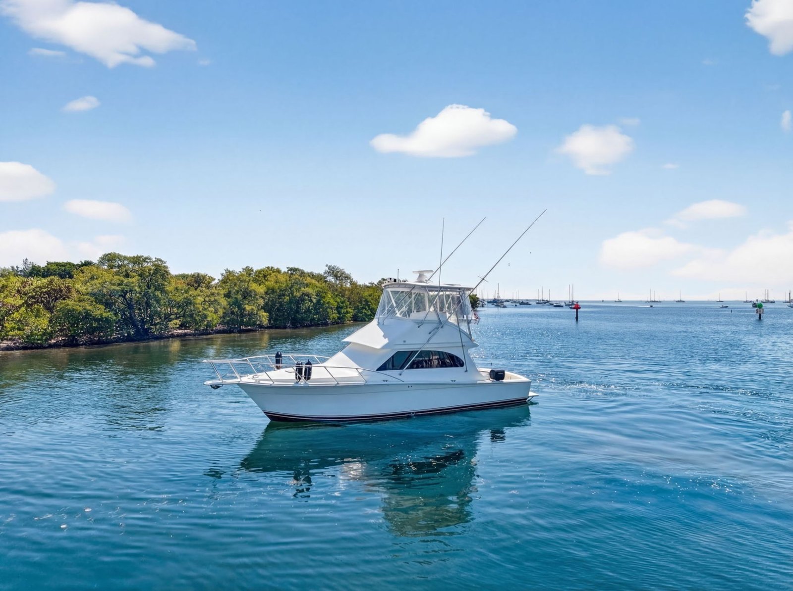 2006 Egg Harbor 37 Convertible bow view
