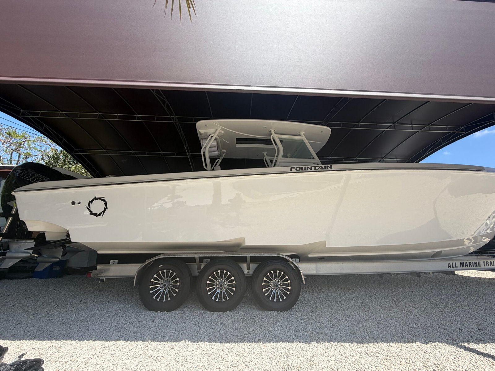 2007 Fountain 38CC offshore center console repowered with triple 2020 Mercury 400hp Verado outboards