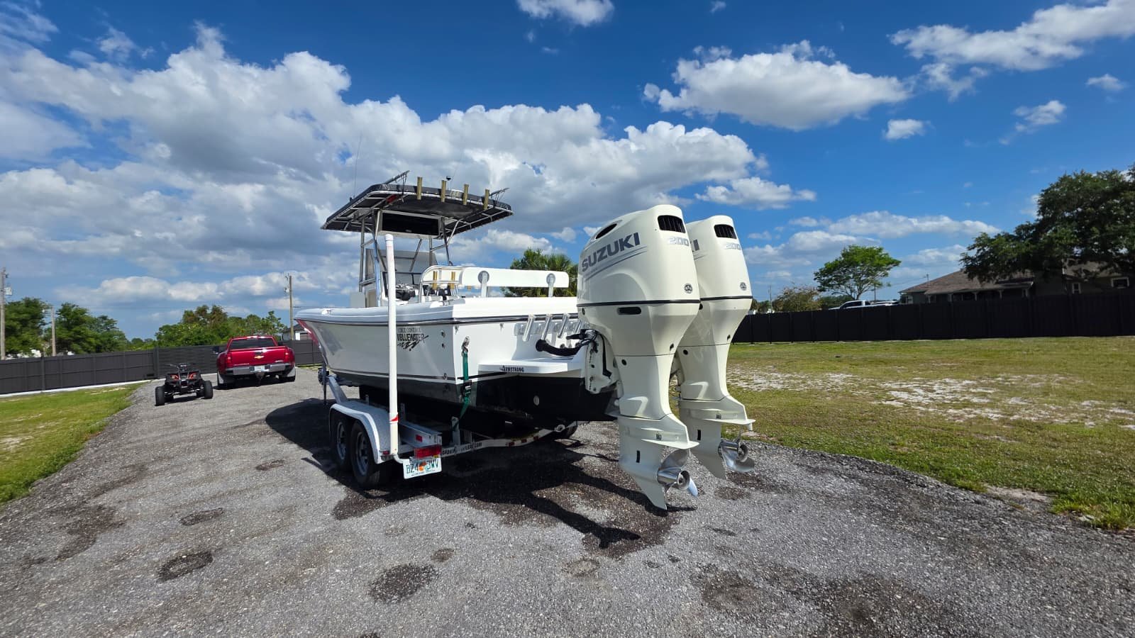 2007 Bluewater 2550 CC repowered by twin 2017 Suzuki 200hp 4 Strokes LOW Hours !!!